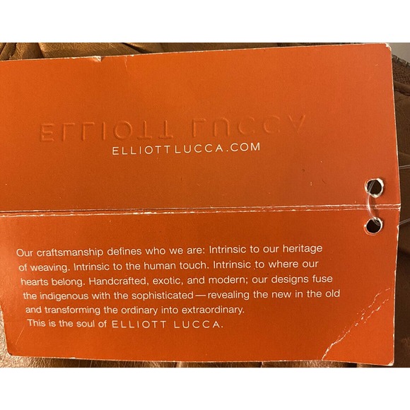 NWT Elliot Luca Y2K Retro Hipster Leather Shoulder Bag with Zip Close in Cognac - Picture 14 of 15